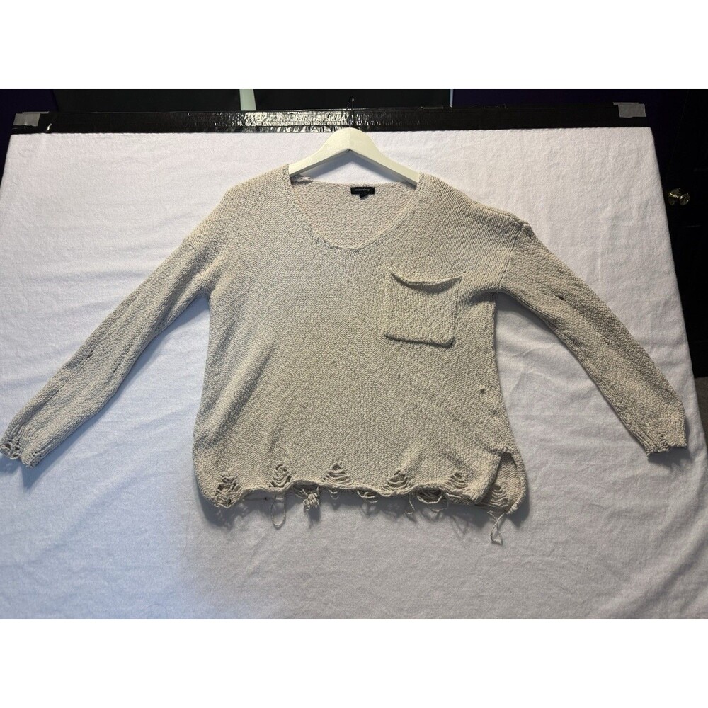 Mittoshop Women’s Woven Top Size Small Crème Color